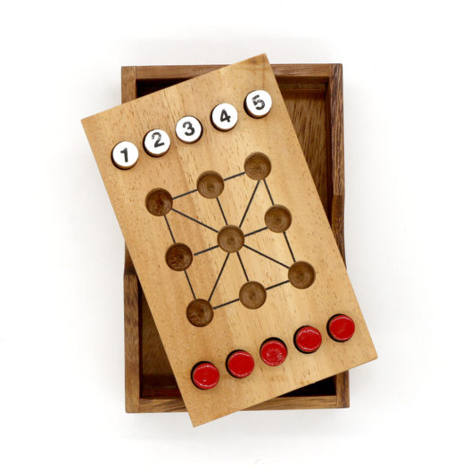 3 In 1 Game Nine Digit Wooden Puzzle for the solo player for the free time of fun