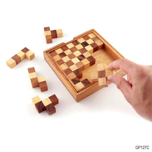Pentominoes Chess Puzzle (Brown-White) - Image 8