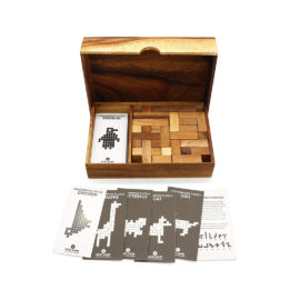 Folding Double Pentominoes With Cards