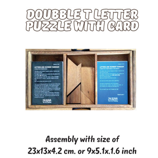 Double T Letter Puzzle With Card - Image 3