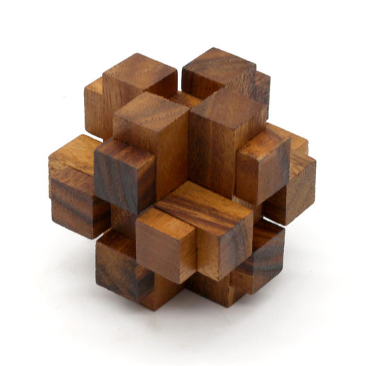 3D Squares Cube 12 pcs - Image 3