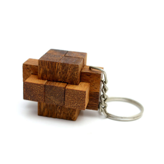 Contra Interlock Key Chain
