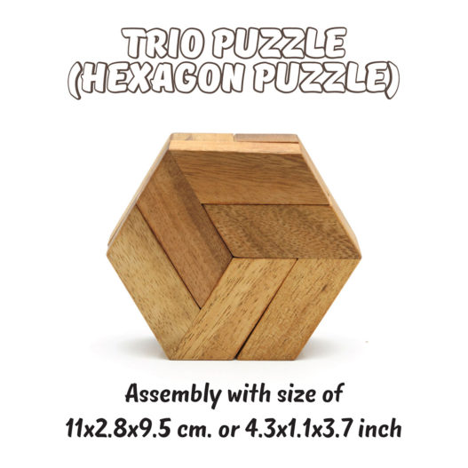 Trio Puzzle (Hexagon Puzzle) - Image 4