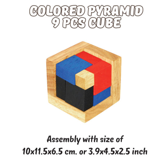 Colored Pyramid 9 Pcs - Image 4