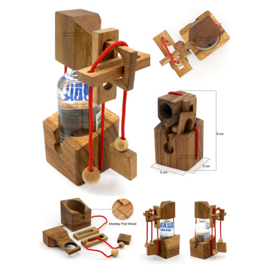 Mini VODKA Bottle Puzzle (Only Game) - Image 4