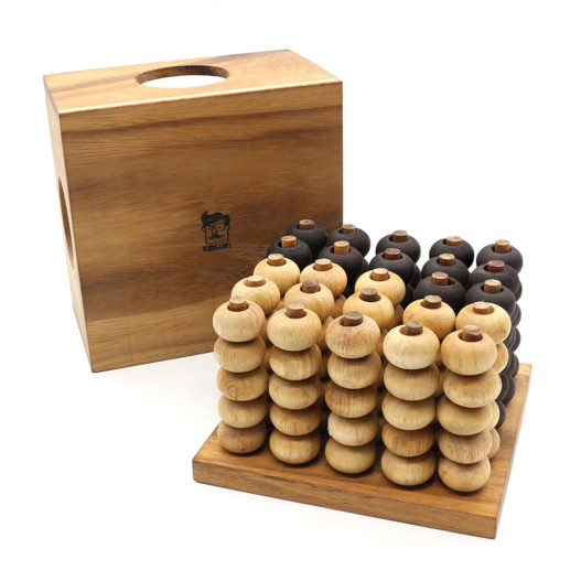 Connect Four 3D Wooden Game - Image 7