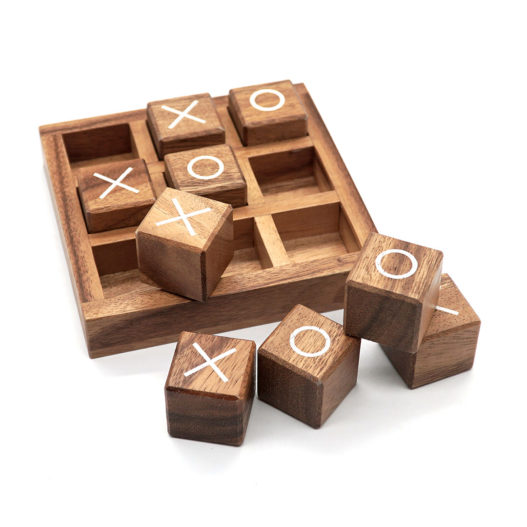 Tic Tac Toe Wood Blocks (L) - Image 6