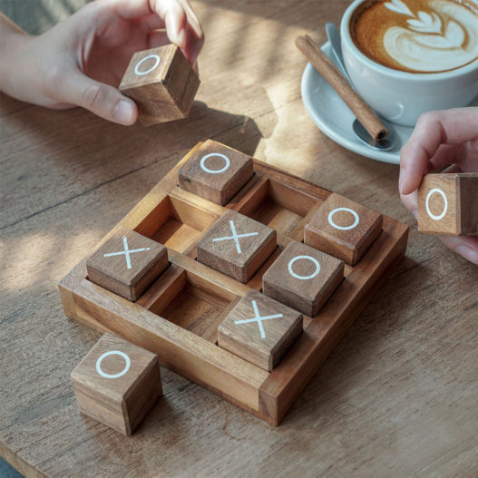 Tic Tac Toe Wood Blocks (L) - Image 8