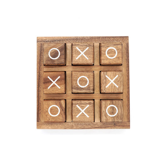 Tic Tac Toe Wood Blocks (L)