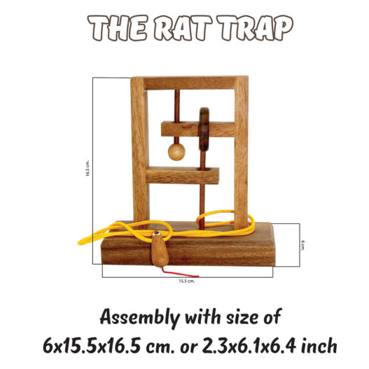 Rat Trap with Wooden Base - Image 4