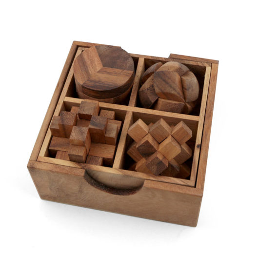 4 Games in a Wooden Box Set 2 - Image 8