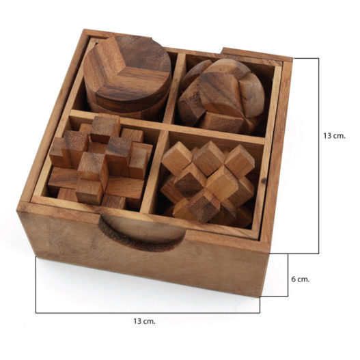 4 Games in a Wooden Box Set 2 - Image 4