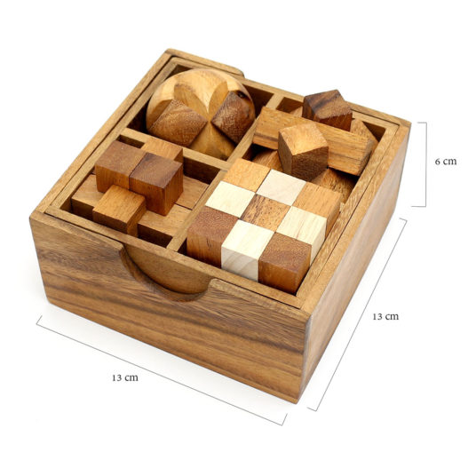 4 Games in a Wooden Box Set 3 - Image 4