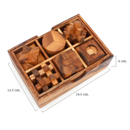 6 Games in a Wooden Box Set 2 - Image 3