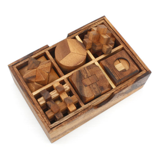 6 Games in a Wooden Box Set 2 - Image 4