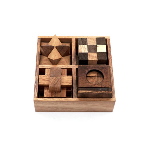 4 Puzzles Set (No Box Cover)